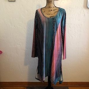 Simply Aster lhigh/low blouse, size 2X